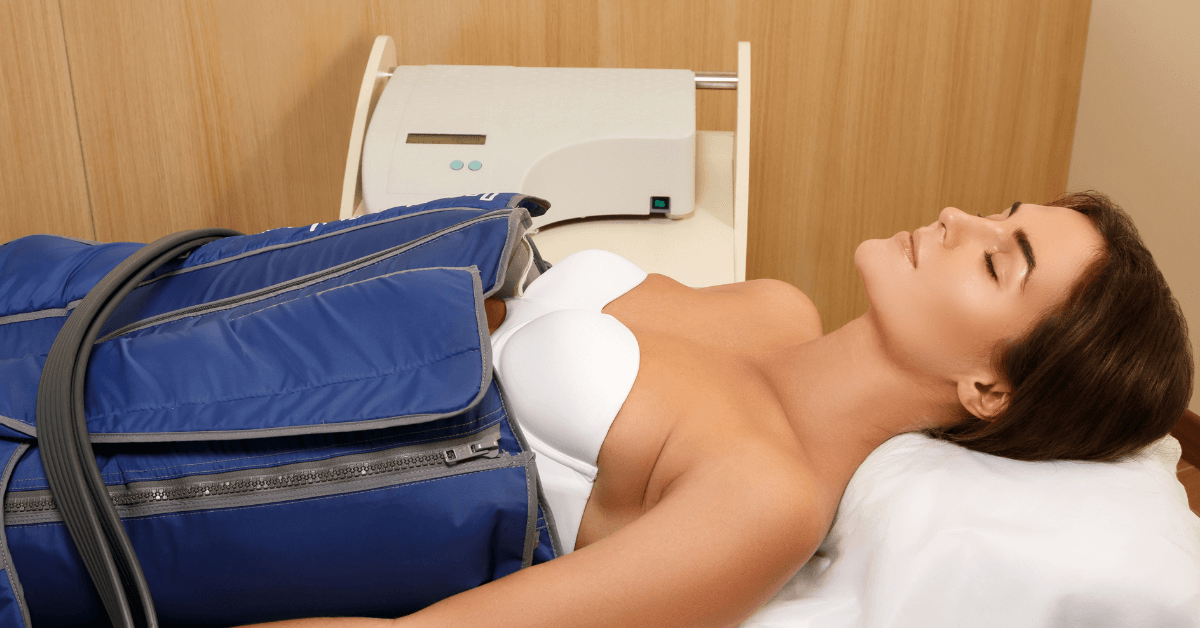 Lymphatic Flow Therapy session at My Higher Healing in Southlake, TX