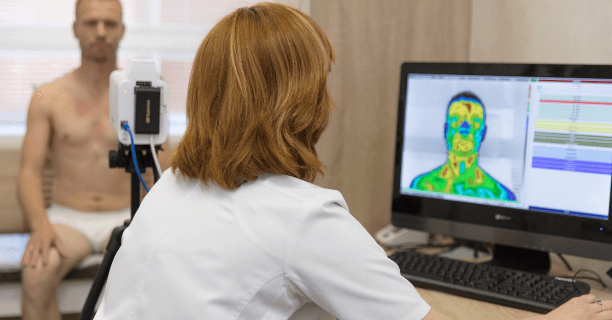 Thermography imaging at My Higher Healing in Southlake, TX