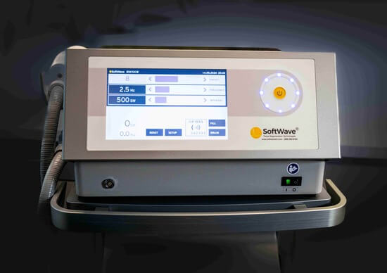SoftWave therapy machine used for non-invasive chiropractic and wellness care in Southlake TX